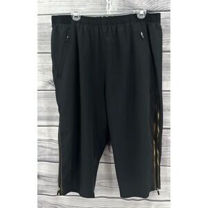 JORDAN DRI FIT WESTBROOK ATHLETIC CAPRI PANTS Women's‎ Size XXL BLACK / GOLD